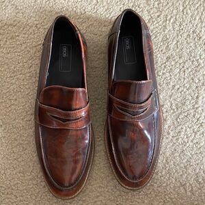 NWT men brown loafers size 10